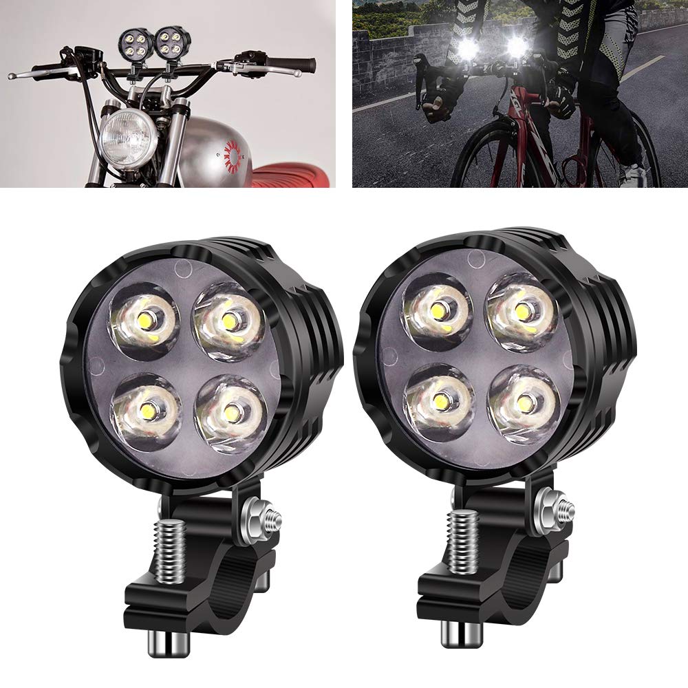 Amazon | X-STYLE 40W バイク フォグランプ LED 小型 角度調整 LED